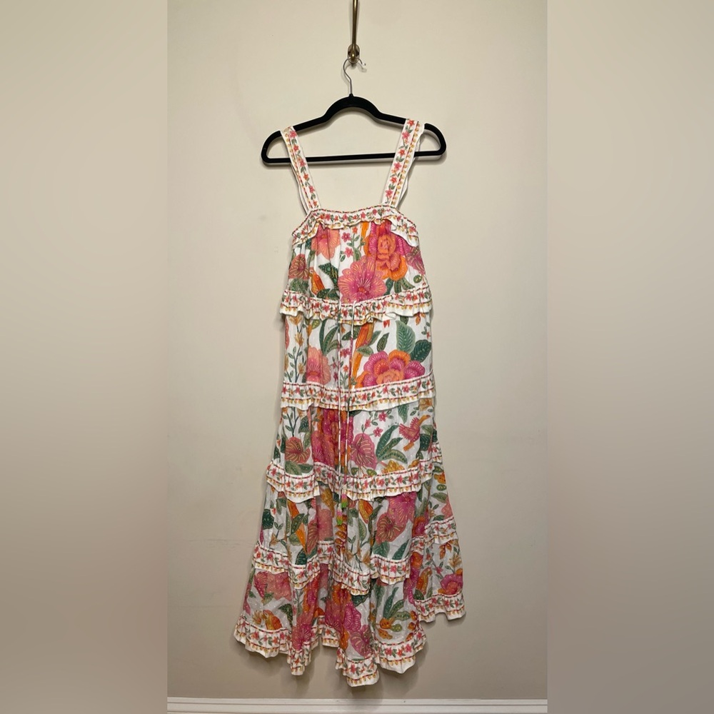 FARM Rio Macaw Bloom Ruffle Tiered Dress - Picture 11 of 15